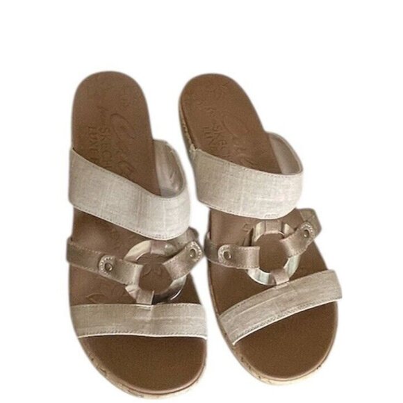 Skechers Women's Beverlee-Sail Away Wedge Sandal Size 8 - Picture 5 of 8